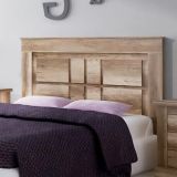 Pack de Dormitorio con Cabecero de 160 x 120 cm + 2 Mesitas de Noche + Sinfonier, cañón