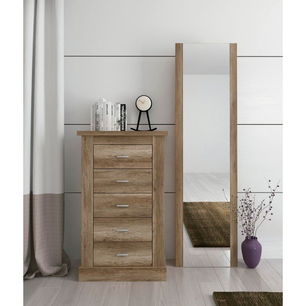 Pack de Dormitorio con Cabecero de 160 x 120 cm + 2 Mesitas de Noche + Sinfonier, cañón